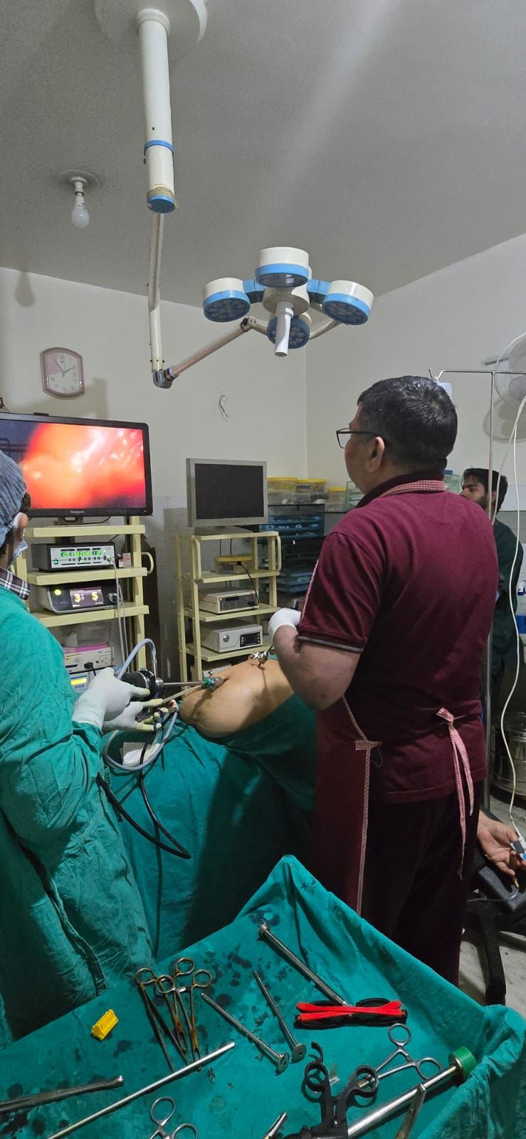 Operation theatre support at Timoneer Hospital